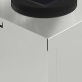 Solar LED Pathway Light 2 pcs Galvanized Galvanized