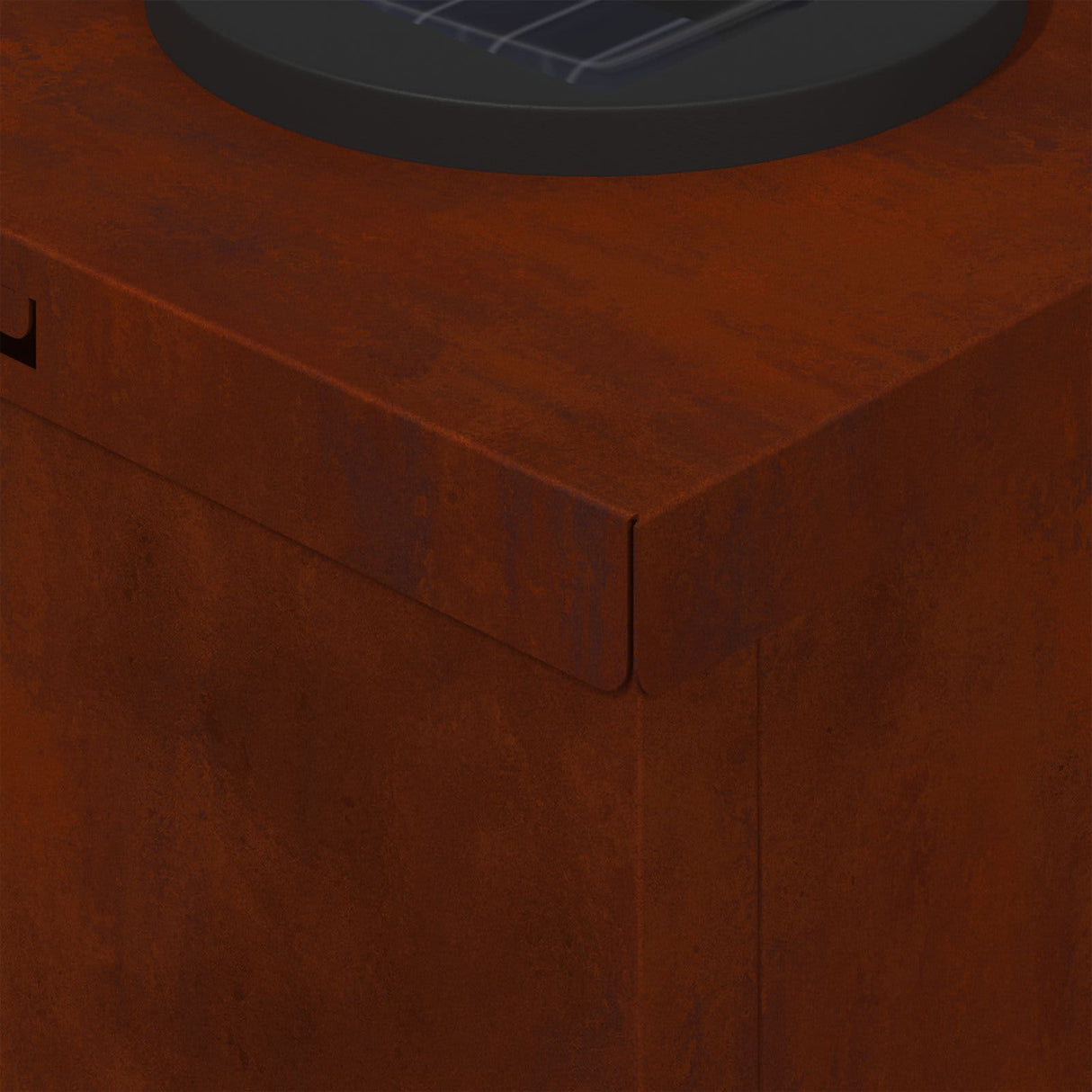 Solar LED Pathway Light 2 pcs Corten Steel Corten Steel