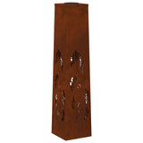 Solar LED Pathway Light 2 pcs Corten Steel Corten Steel