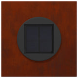 Solar LED Pathway Light 2 pcs Corten Steel Corten Steel