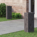 Solar LED Pathway Light 2 pcs Black Cold Rolled Steel