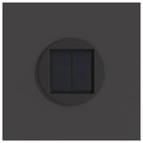 Solar LED Pathway Light 2 pcs Black Cold Rolled Steel