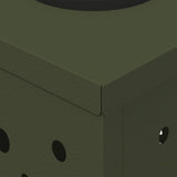 Solar LED Pathway Light 2 pcs Olive Green Cold Rolled Steel