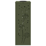 Solar LED Pathway Light 2 pcs Olive Green Cold Rolled Steel