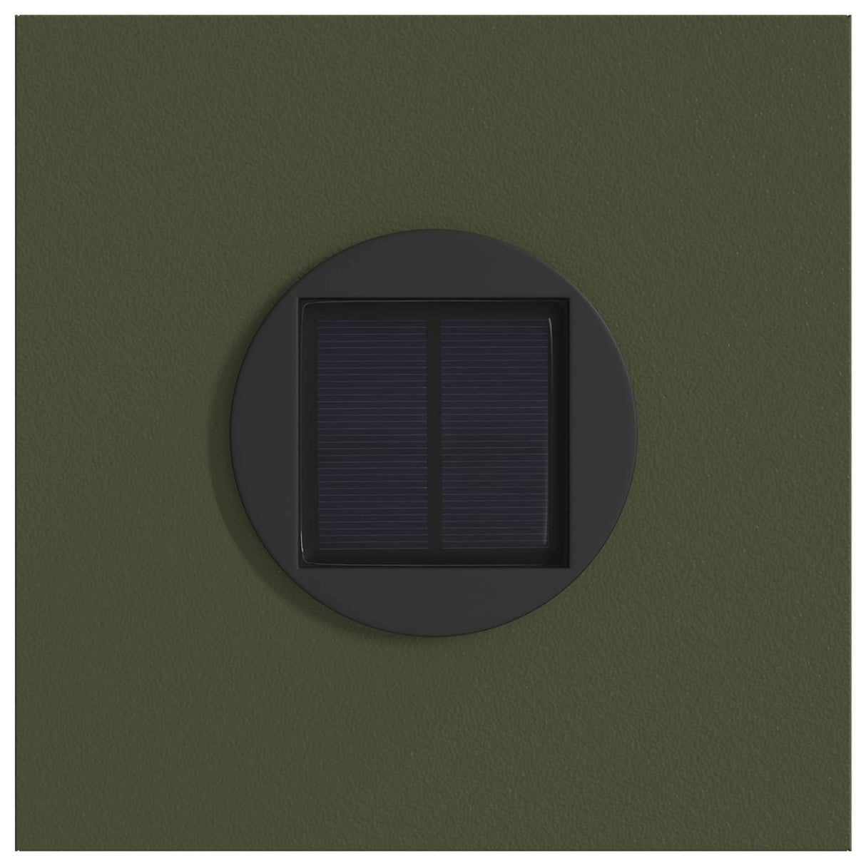 Solar LED Pathway Light 2 pcs Olive Green Cold Rolled Steel