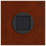 Solar LED Pathway Light 2 pcs Corten Steel Corten Steel