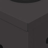 Solar LED Pathway Light 2 pcs Black Cold Rolled Steel