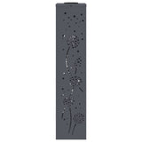 Solar LED Pathway Light 2 pcs Anthracite Cold Rolled Steel