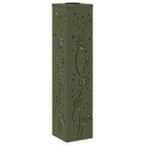 Solar LED Pathway Light 2 pcs Olive Green Cold Rolled Steel