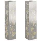 Solar LED Pathway Light 2 pcs Stainless Steel Stainless Steel