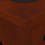 Solar LED Pathway Light 2 pcs Corten Steel Corten Steel