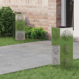 Solar LED Pathway Light 2 pcs Silver Stainless Steel