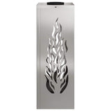 Solar LED Pathway Light 2 pcs Silver Stainless Steel