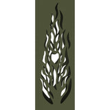 Solar LED Pathway Light 2 pcs Olive Green Cold Rolled Steel