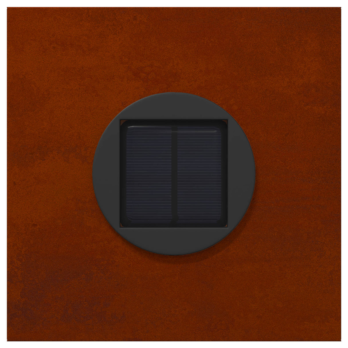 Solar LED Pathway Light 2 pcs Rusty Weathering Steel