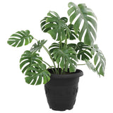 Round Flower Pot 6 pcs Black Ø 39 x 32 cm Plastic