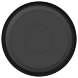 Round Flower Tray 24 pcs Black Ø 21.5 x 2.5 cm Plastic