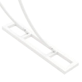 Wedding Arch White 223 x 45 x 201 cm Steel