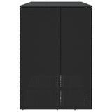 Box Garbage Bin Box 2 pcs Black 130 x 80 x 115 cm Polyethylene