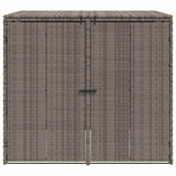 Box Garbage Bin Box 2 pcs Grey 130 x 80 x 115 cm Polyethylene