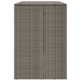 Box Garbage Bin Box 2 pcs Grey 130 x 80 x 115 cm Polyethylene