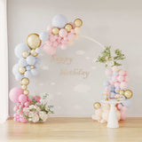 Wedding Arch White 220 x 45 x 200 cm Steel