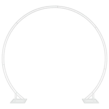 Wedding Arch White 220 x 45 x 200 cm Steel