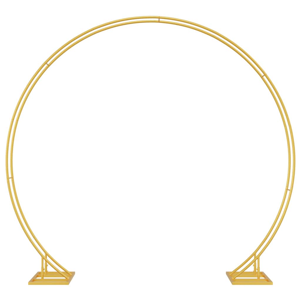 Wedding Arch Gold 220 x 45 x 200 cm Steel