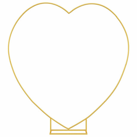 Wedding Arch Gold 195 x 35 x 211 cm Steel