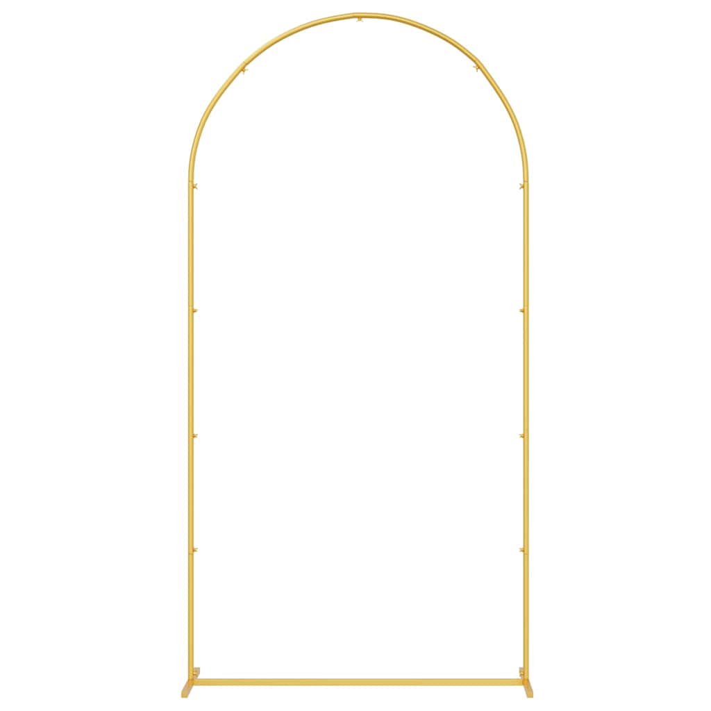 Wedding Arch Gold 100 x 39 x 200 cm Steel