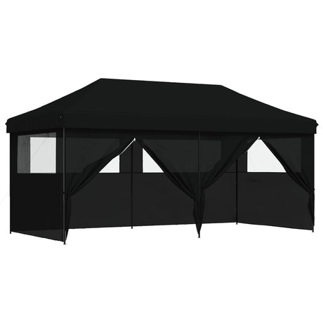Party Tent Folding Black 292 x 580 x 315 cm Oxford Fabric