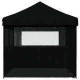 Party Tent Folding Black 292 x 580 x 315 cm Oxford Fabric