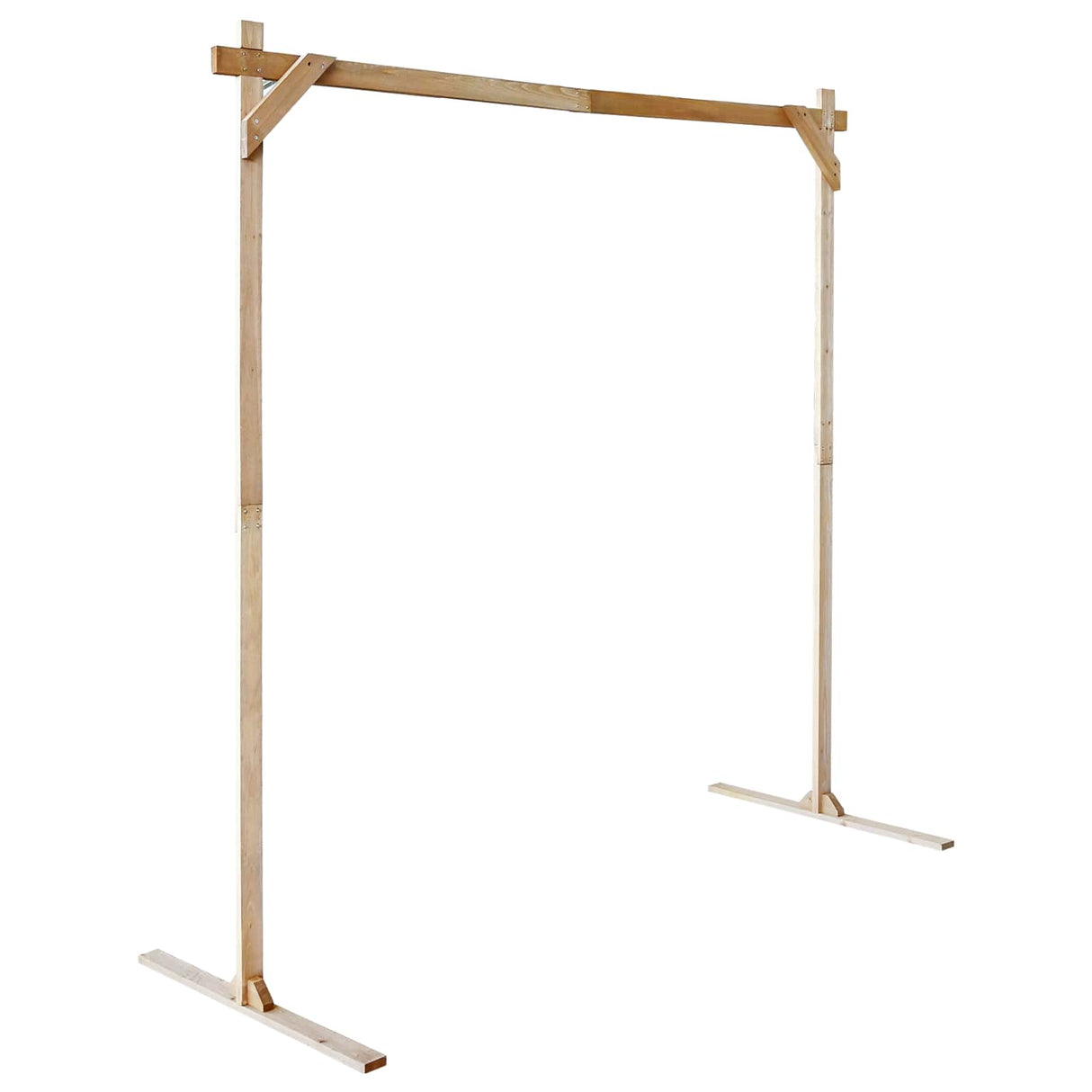 Wedding Arch Light Brown 225 x 95 x 226 cm Solid Pine Wood