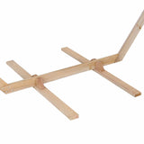 Wedding Arch Light Brown 221 x 92 x 216 cm Solid Pine Wood