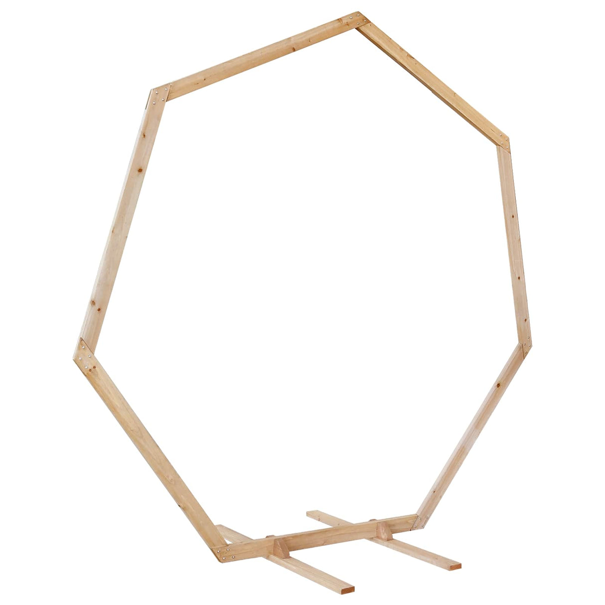 Wedding Arch Light Brown 221 x 92 x 216 cm Solid Pine Wood