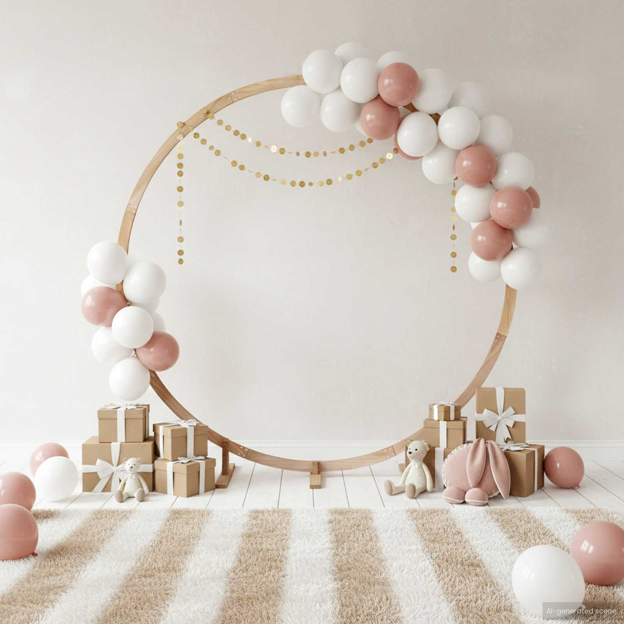 Wedding Arch Light Brown 224 x 80 x 220 cm Solid Pine Wood