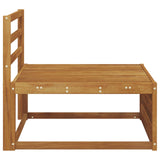 Outdoor Middle Sofa Solid Acacia Wood Natural 79 x 83 x 73 cm