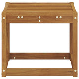 Stool Bench Natural 43 x 43 x 37 cm Solid Acacia Wood