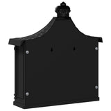 Wall Mounted Mailbox Black 40.5 x 16 x 45 cm Cast Aluminum