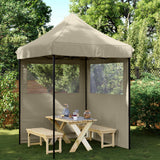 Party Tent Folding Taupe 200 x 200 x 306 cm Oxford Fabric