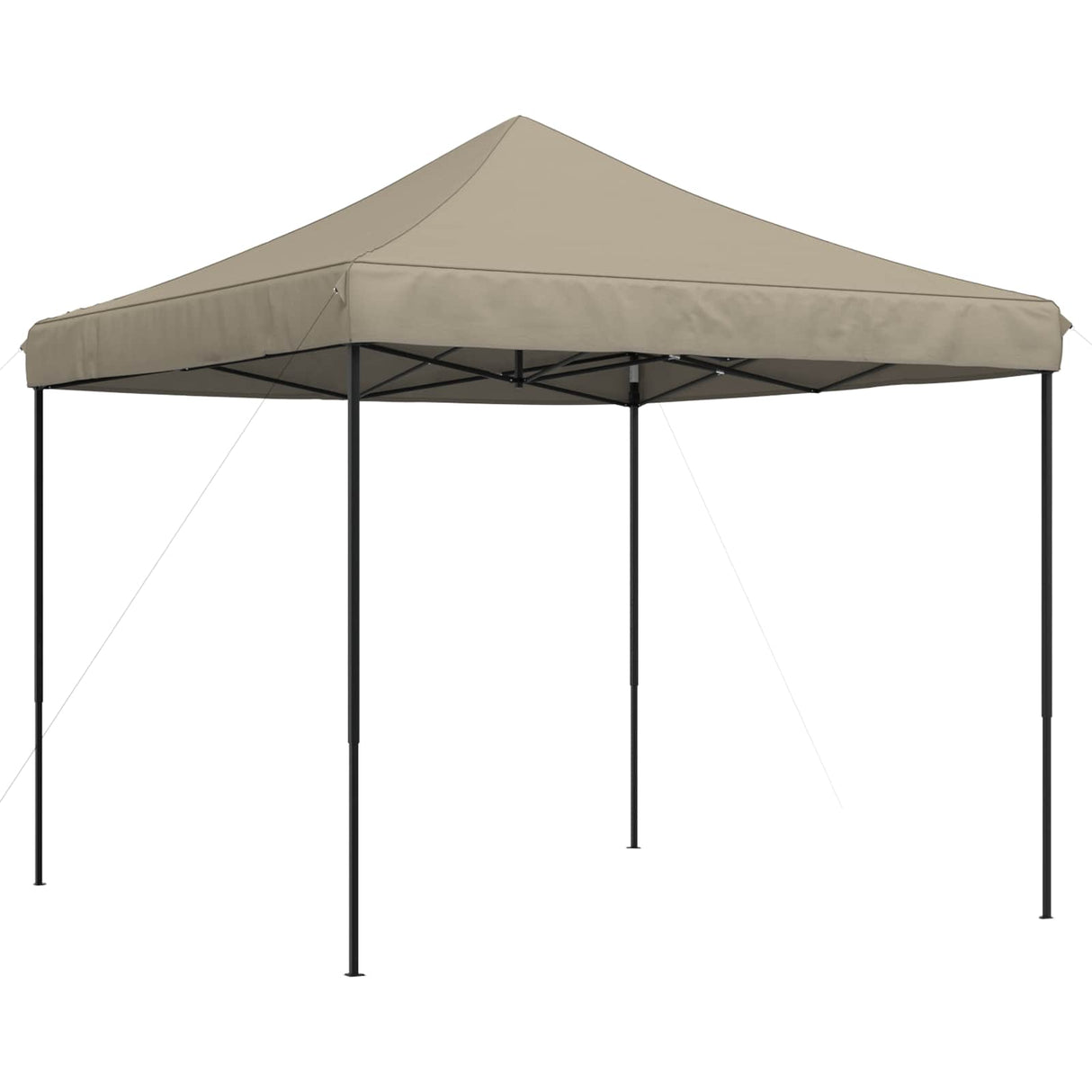 Party Tent Folding Taupe 292 x 292 x 315 cm Oxford Fabric