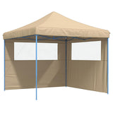 Party Tent Folding Beige 292 x 292 x 315 cm Oxford Fabric