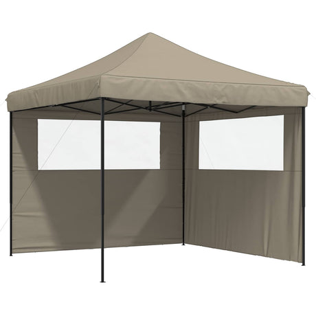 Party Tent Folding Taupe 292 x 292 x 315 cm Oxford Fabric