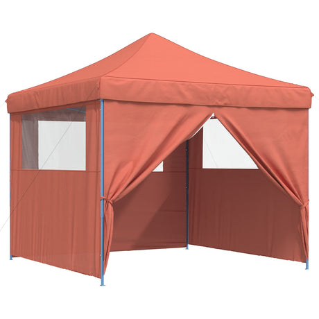 Party Tent Folding Terracotta 292 x 292 x 315 cm Oxford Fabric