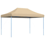 Party Tent Folding Beige 279 x 410 x 315 cm Oxford Fabric