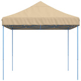 Party Tent Folding Beige 279 x 410 x 315 cm Oxford Fabric