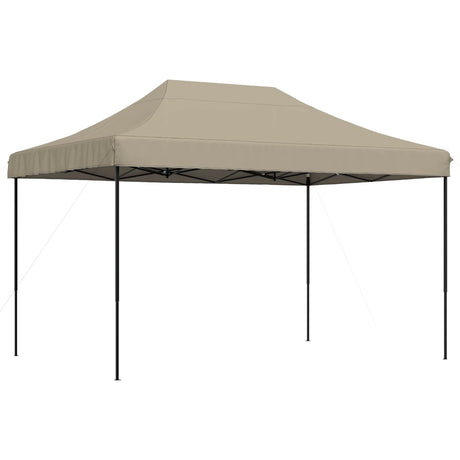 Party Tent Folding Taupe 279 x 410 x 315 cm Oxford Fabric