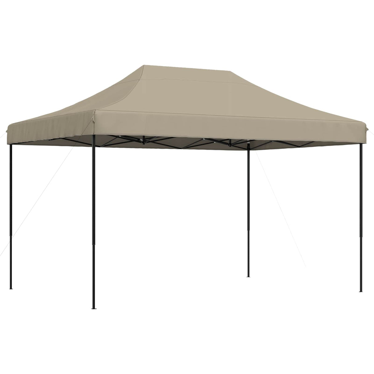 Party Tent Folding Taupe 279 x 410 x 315 cm Oxford Fabric