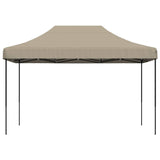 Party Tent Folding Taupe 279 x 410 x 315 cm Oxford Fabric