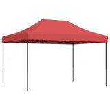 Party Tent Folding Burgundy 279 x 410 x 315 cm Oxford Fabric